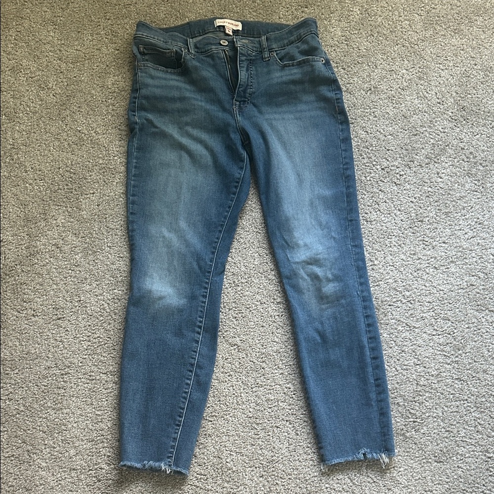 Lucky Brand Women's Size 8 Blue Jeans High Rise Skinny Bridgette